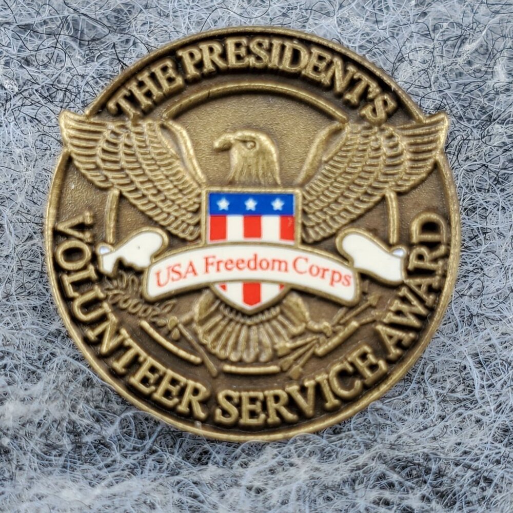 The President's Volunteer Service Award Lapel Pin, September 11, 2001
